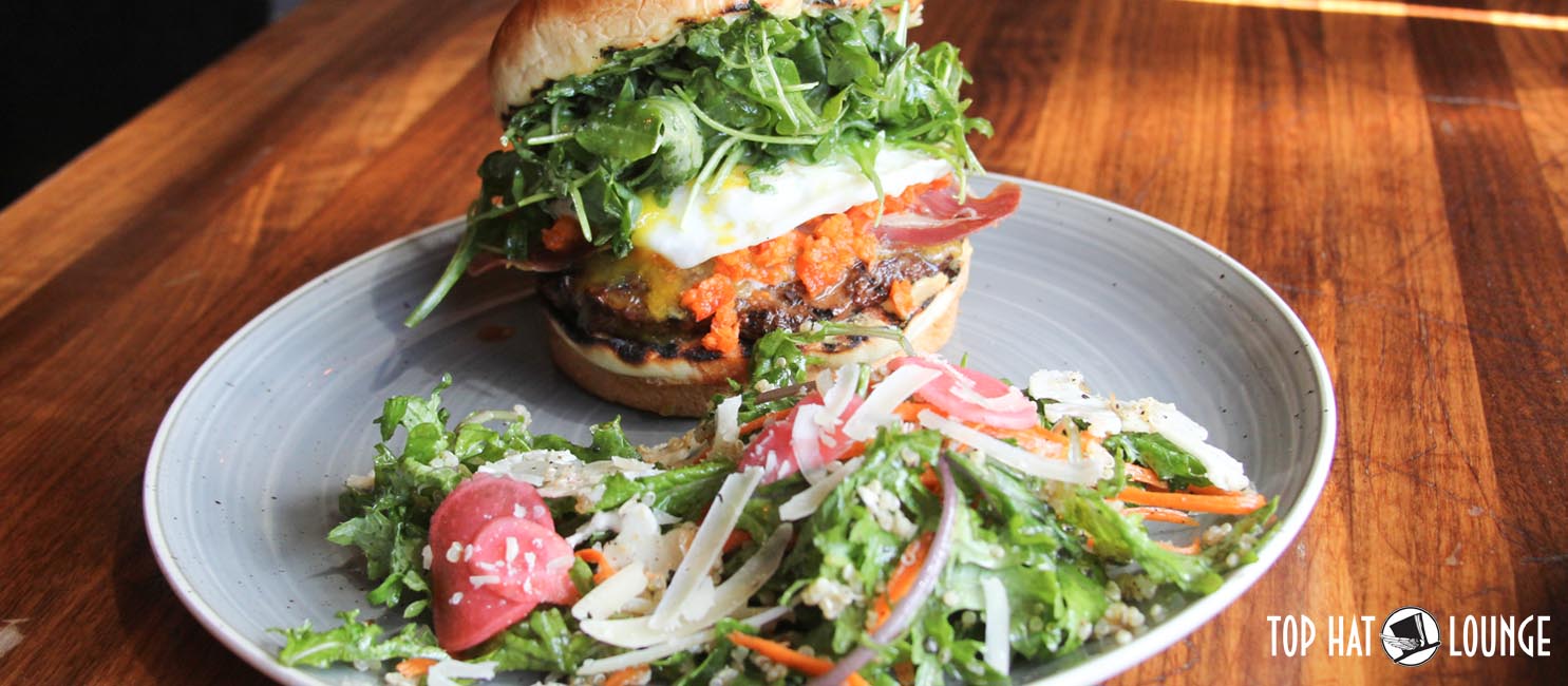 Dissecting the Dish: A Closer Look at the New Prosciutto Egg Burger Image