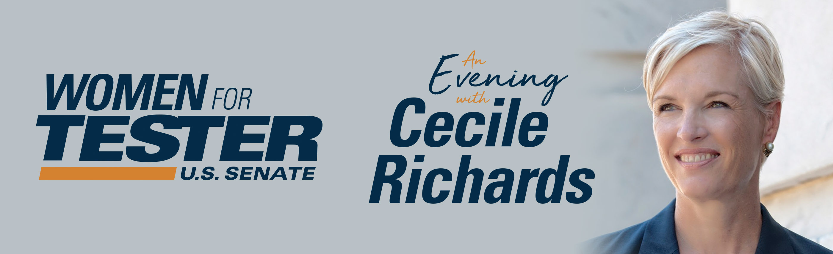 Women For Tester Present an Evening with Cecile Richards