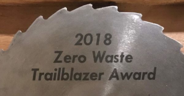 Home Resource Gives Logjam 2018 Zero Waste Trailblazer Award