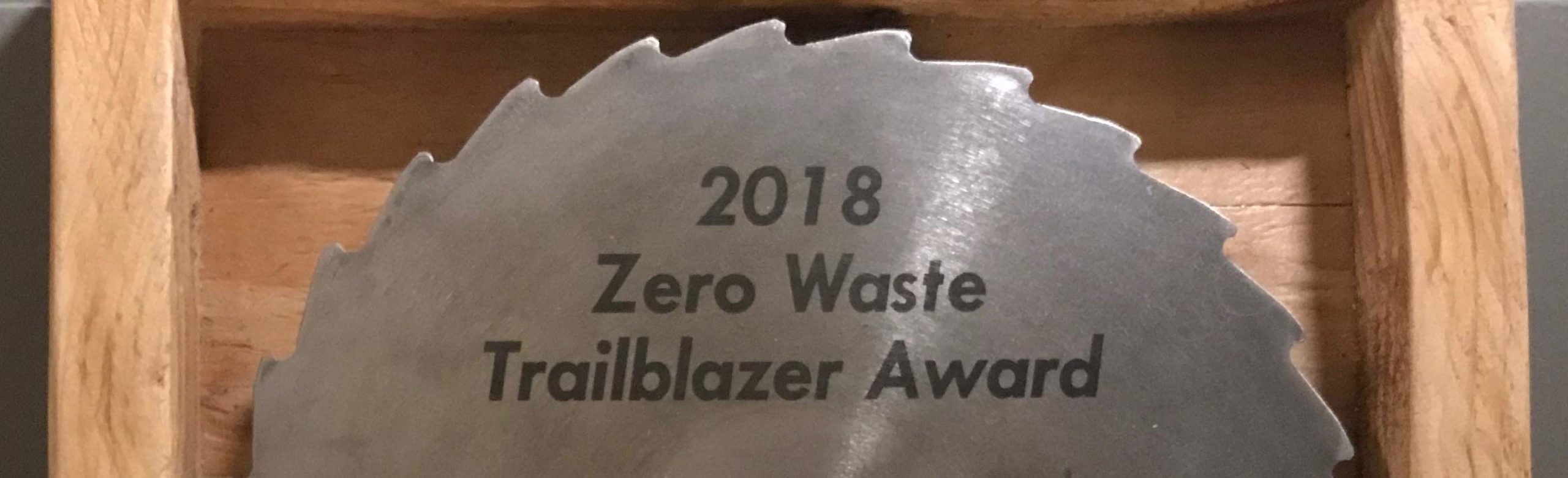 Home Resource Gives Logjam 2018 Zero Waste Trailblazer Award Image