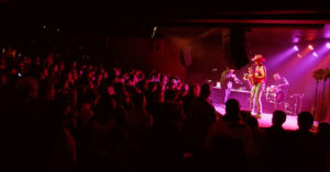 Too Many Zooz at the top hat