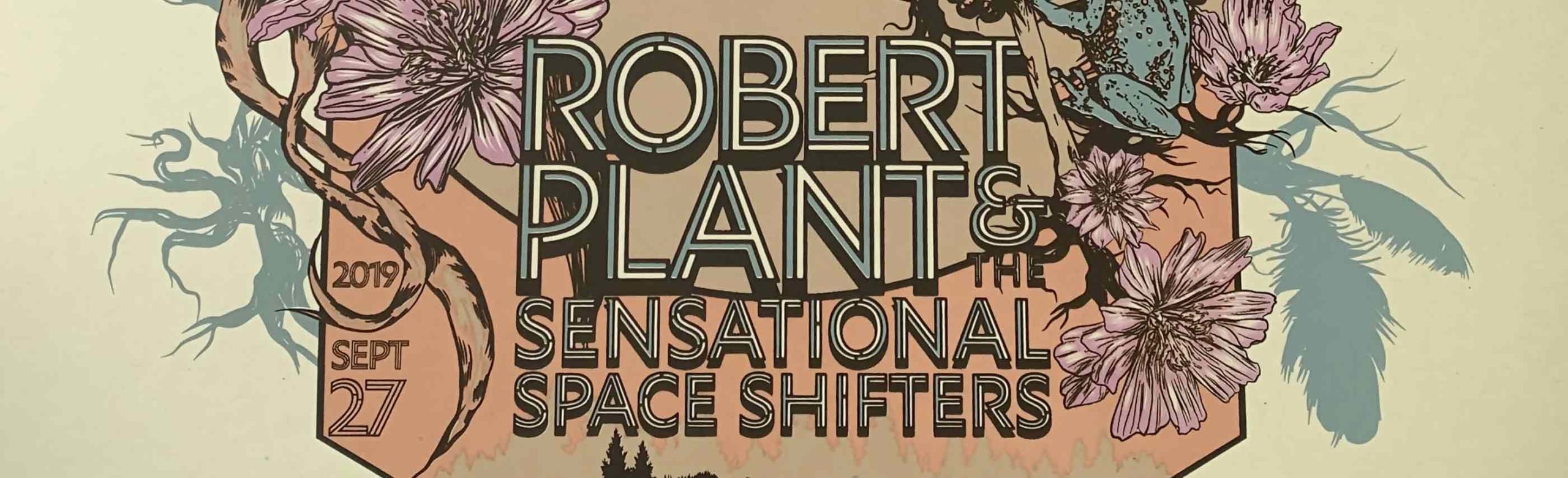 Limited Edition Screenprints for Robert Plant and The Sensational Space Shifters at KettleHouse Amphitheater Image