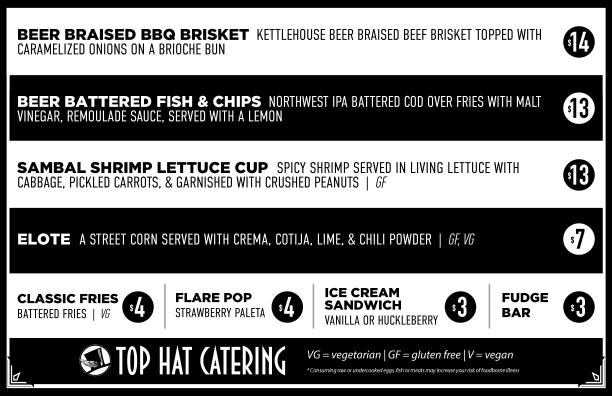 Top Hat Concessions Return to KettleHouse Amphitheater Logjam Presents