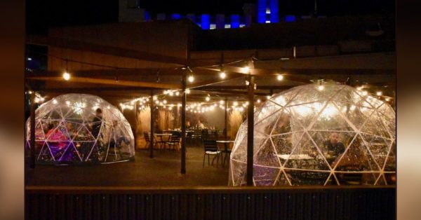 Top Hat Restaurant Offers Outdoor Dome Seating in Missoula