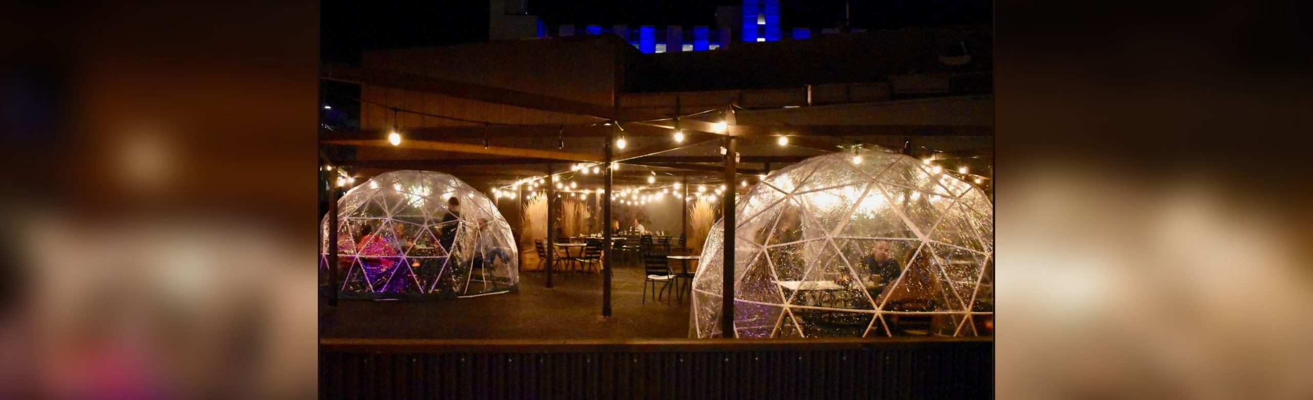 Top Hat Restaurant Offers Outdoor Dome Seating in Missoula Image