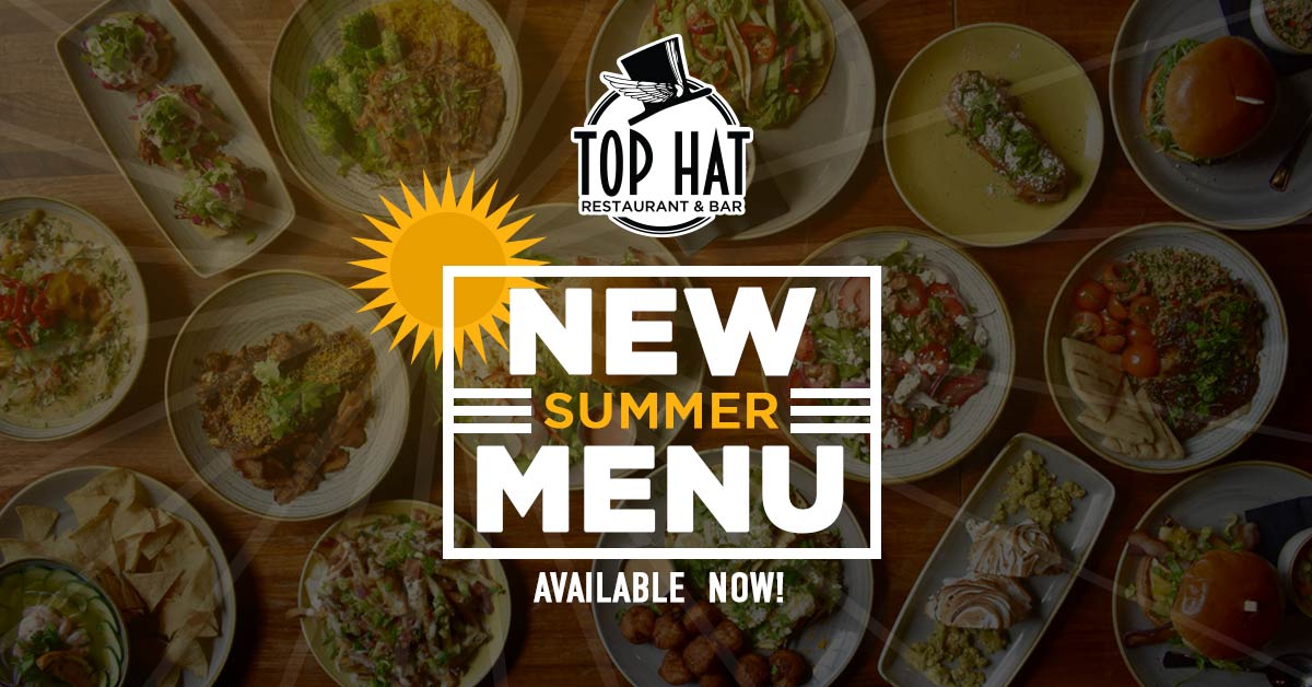 top hat new summer menu