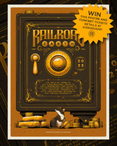 railroad earth screenprint