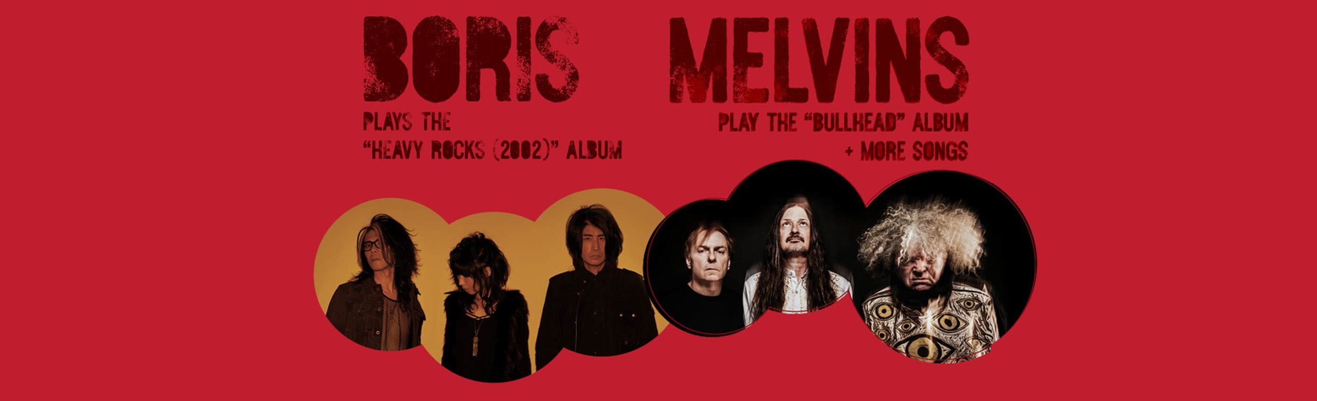 Boris and Melvins Join Forces for Coheadlining Concert at The ELM to Perform “Heavy Rocks” and “Bullhead” Albums Image