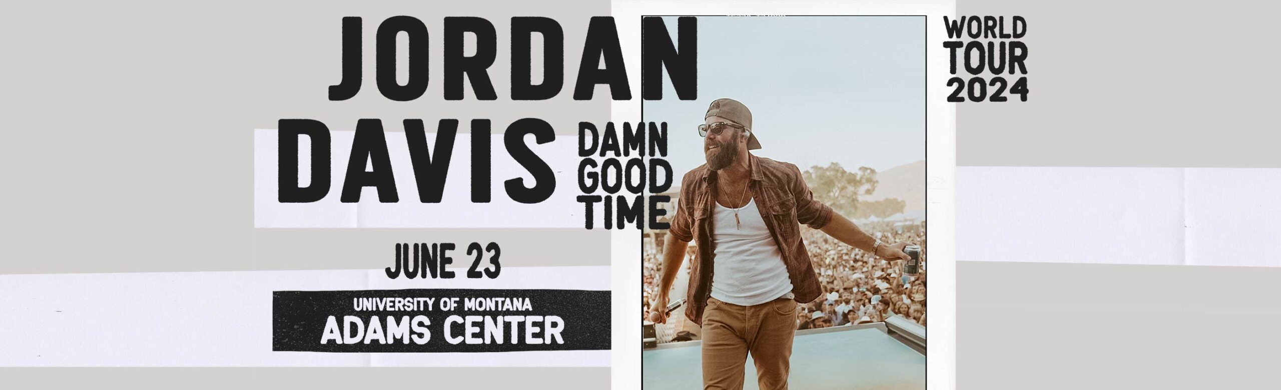 Jordan Davis Announces Concert at University of Montana’s Adams Center with Mitchell Tenpenny & Ashley Cooke Image