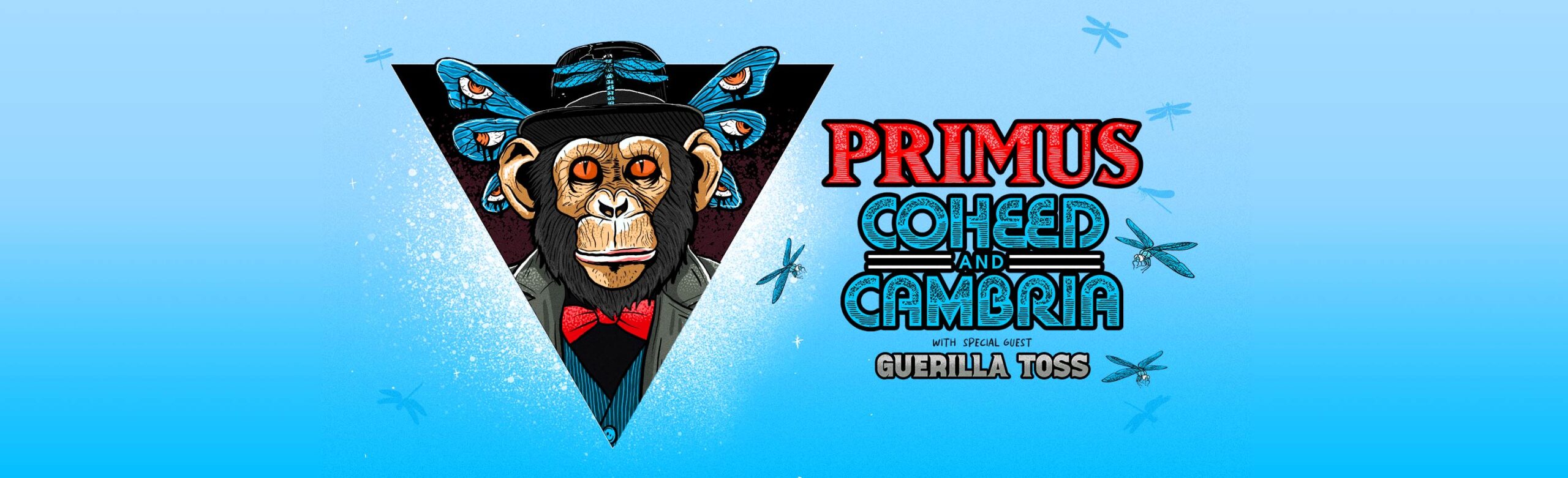 PRIMUS & COHEED AND CAMBRIA Announce Concert at KettleHouse Amphitheater with Guerilla Toss Image