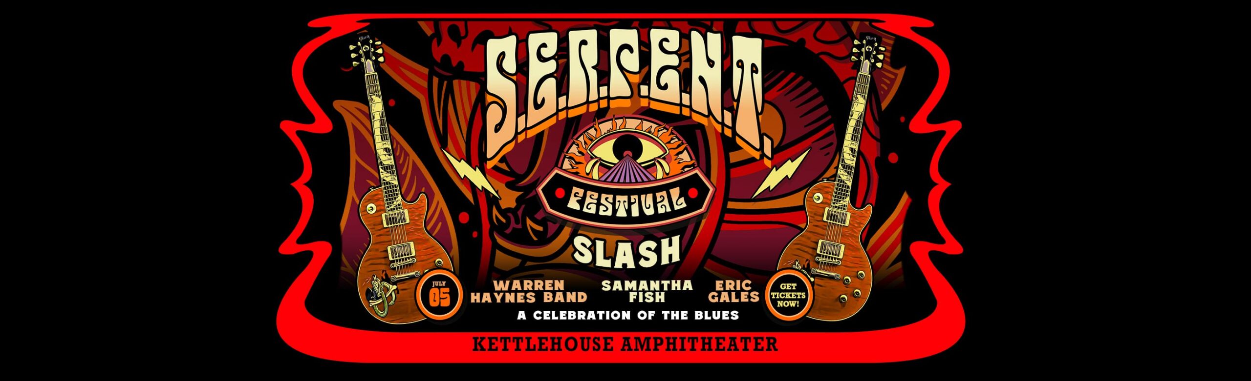 Slash Announces Concert at KettleHouse Amphitheater with Warren Haynes Band, Samantha Fish, and Eric Gales Image