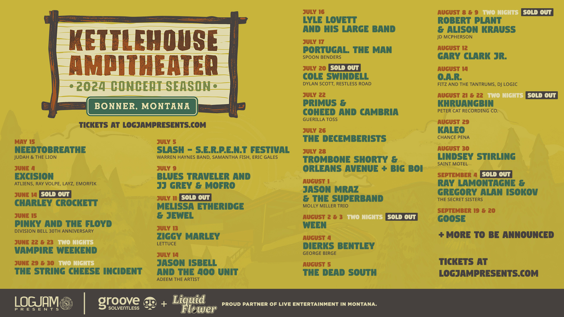 kettlehouse amphitheater lineup