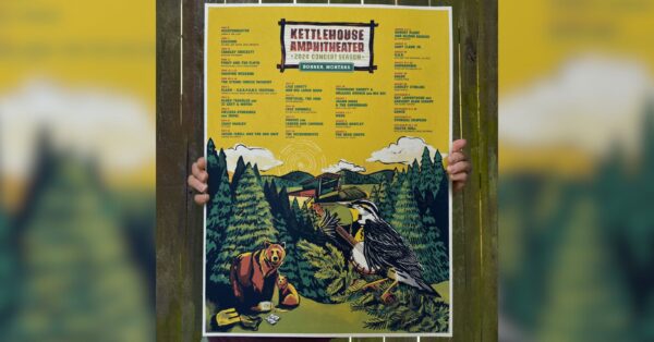 Limited Edition 2024 KettleHouse Amphitheater Season Screenprint