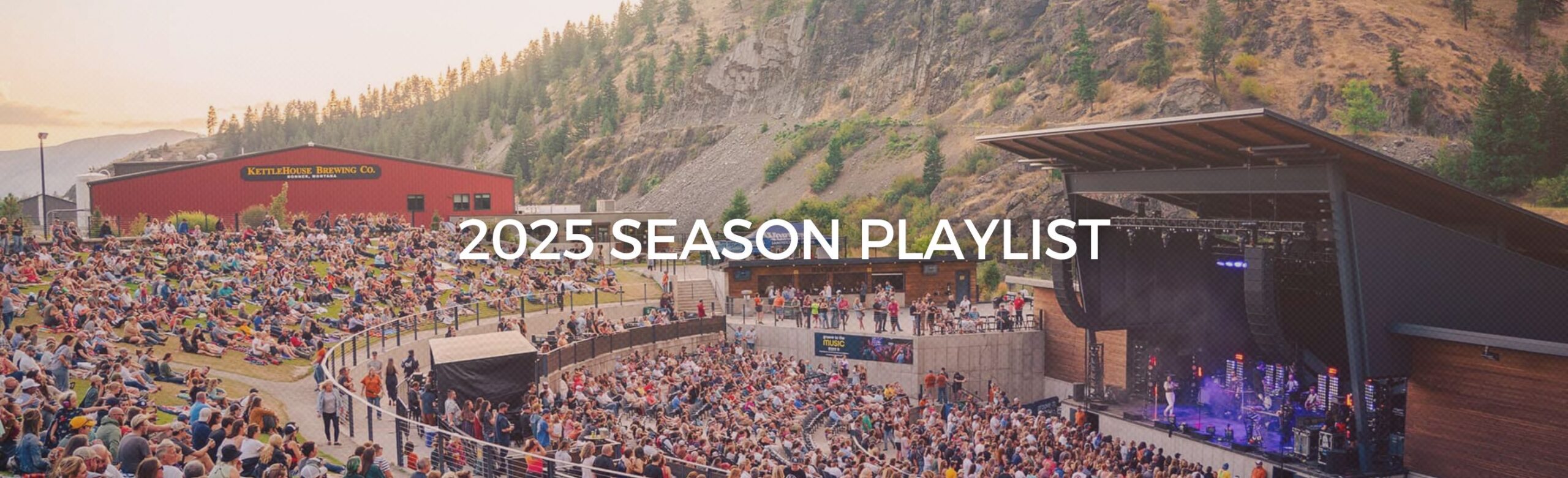 Listen: KettleHouse Amphitheater 2025 Season Playlist Image