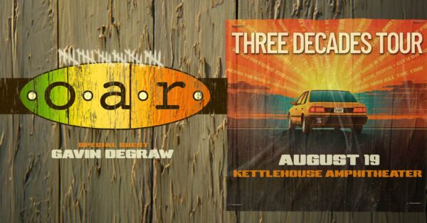 O.A.R. Brings Three Decades Tour to KettleHouse Amphitheater with Gavin DeGraw