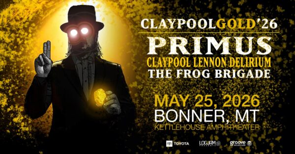Claypool Gold ft. Primus, Les Claypool’s Frog Brigade & The Claypool Lennon Delirium to Play KettleHouse Amphitheater