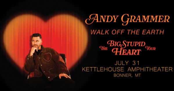 Andy Grammer Returns to KettleHouse Amphitheater with Walk Off The Earth in 2026