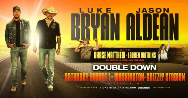 Luke Bryan & Jason Aldean Coheadline Missoula’s Washington-Grizzly Stadium with Chase Matthew, Lauren Watkins and More