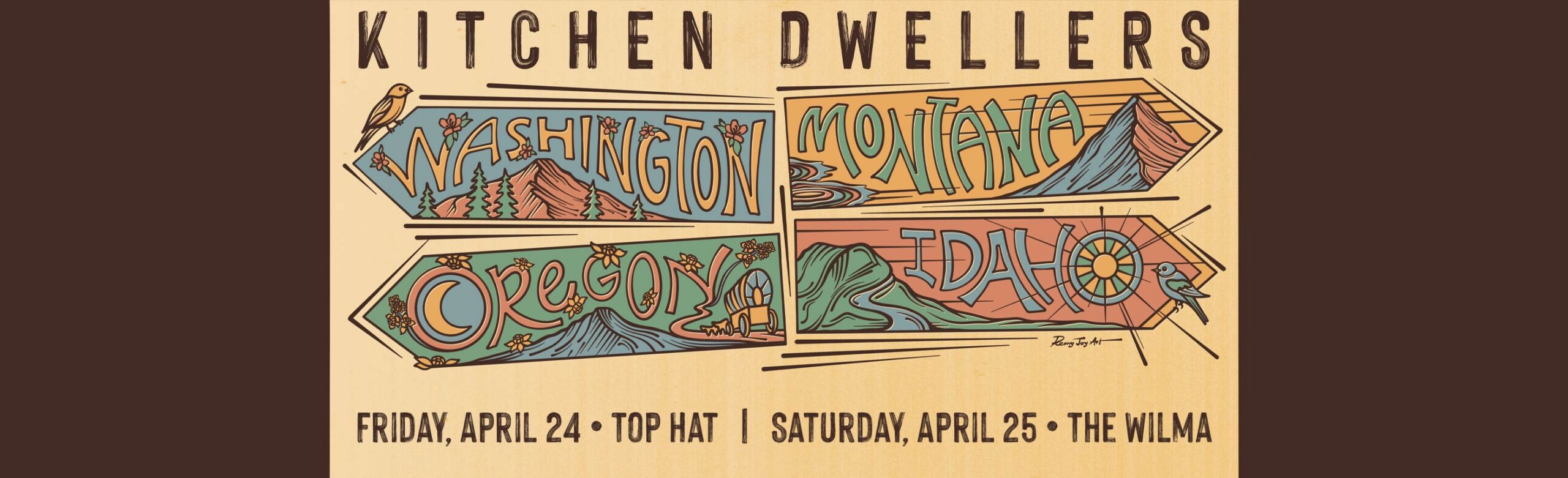 EVENT INFO: Kitchen Dwellers at Top Hat & The Wilma 2026 Image