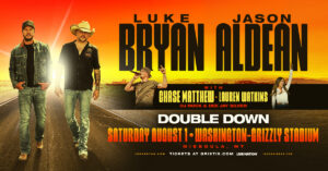 Luke Bryan & Jason Aldean at Washington-Grizzly Stadium