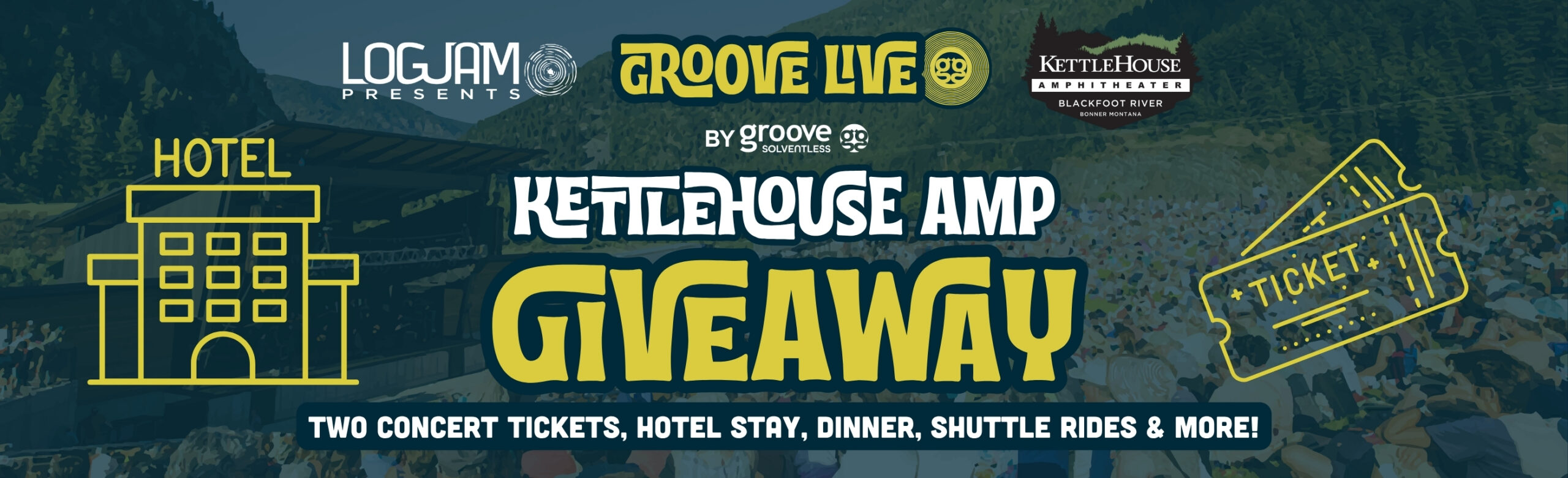Win the Ultimate KettleHouse Amphitheater Concert Experience from Groove Solventless Image