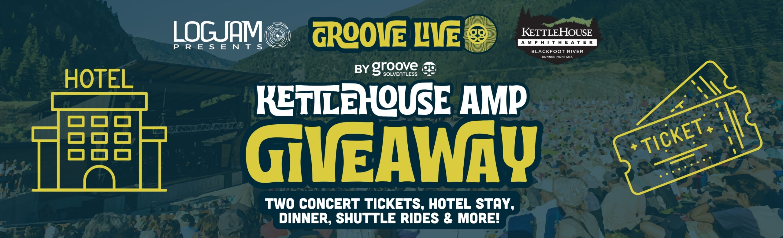Win the Ultimate KettleHouse Amphitheater Concert Experience from Groove Solventless Image