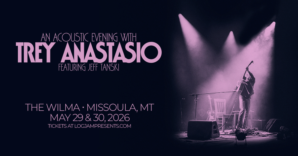 EVENT INFO: Trey Anastasio Acoustic at The Wilma 2026 - Logjam Presents