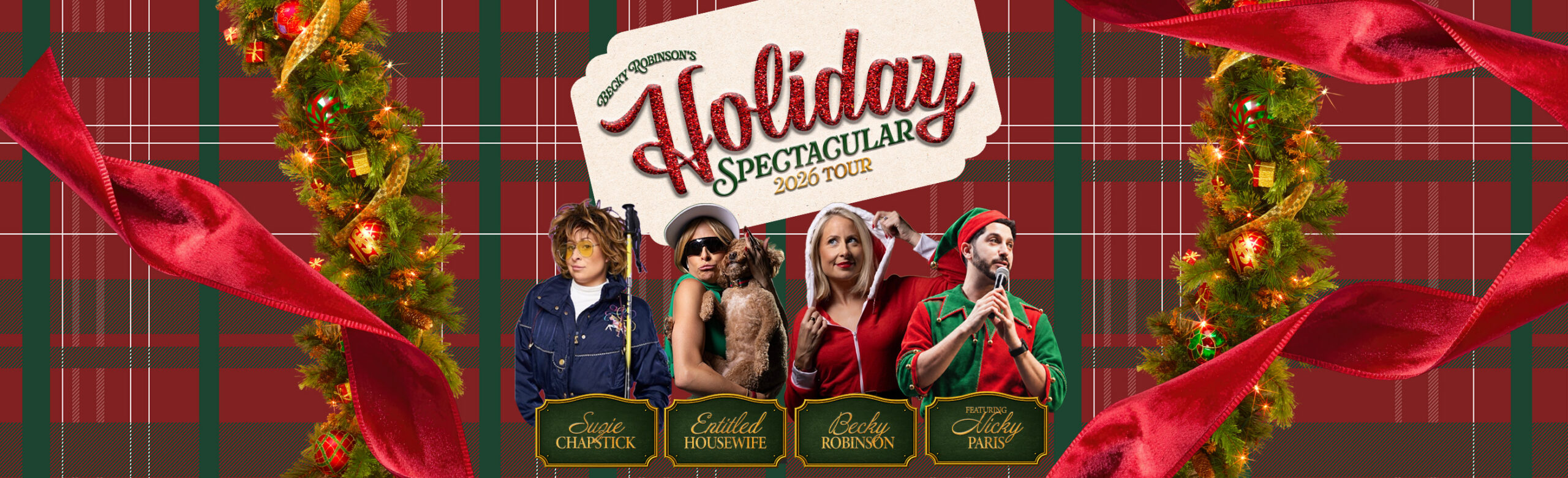 Comedian Becky Robinson AKA Entitled Housewife Brings Holiday Spectacular to The ELM & Wilma in 2026 Image